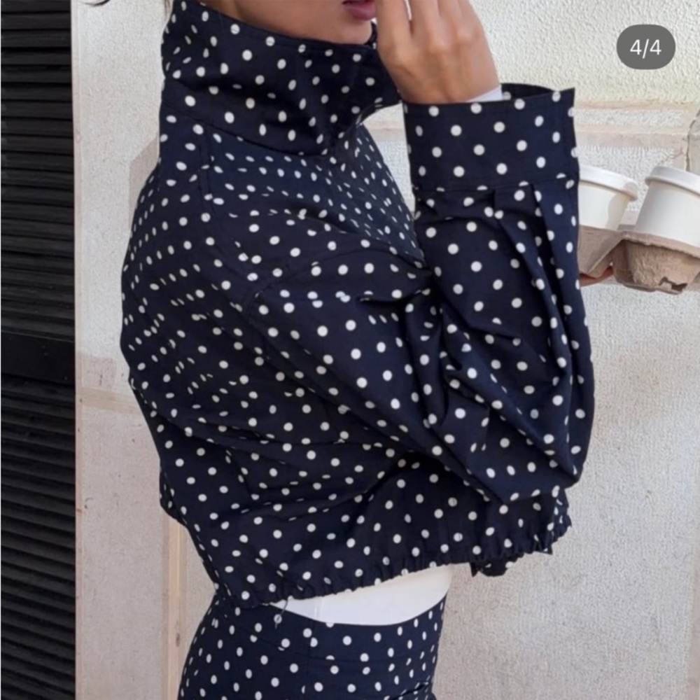 ZARA PUFFED POLKA DOT JACKET 5247/713/044